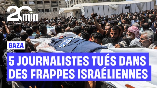 Cinq journalistes tués dans des frappes israéliennes sur un hôpital à Gaza
