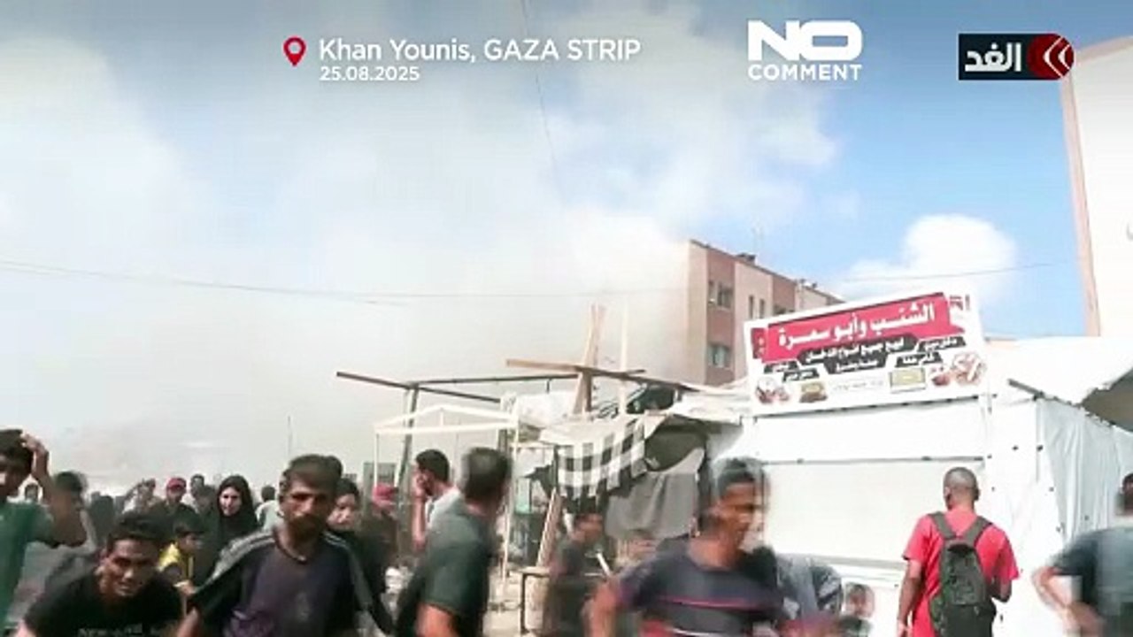 لحظة استهداف إسرائيل مستشفى ناصر في خان يونس ومقتل 20 شخصا منهم 5 صحفيين