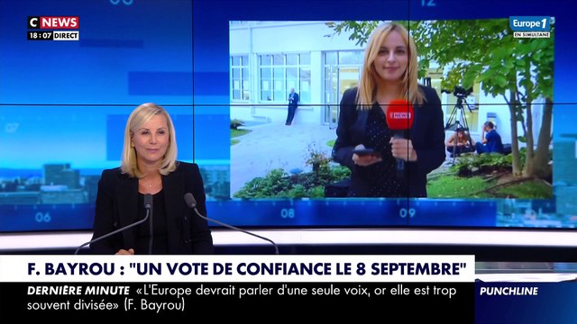 François Bayrou annonce un vote de confiance le 8 septembre prochain