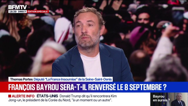 Vote de confiance du 8 septembre: Nous sommes prêts à gouverner , déclare Thomas Portes, député LFI