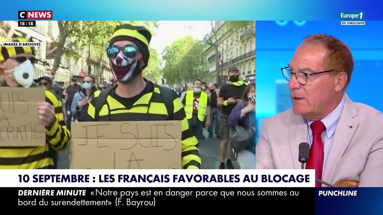 Mouvement du 10 septembre : les français favorable au blocage