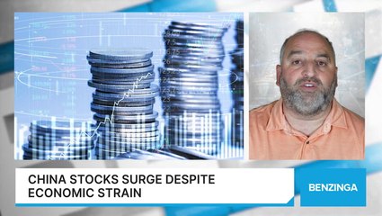 China Stocks Surge Despite Economic Strain