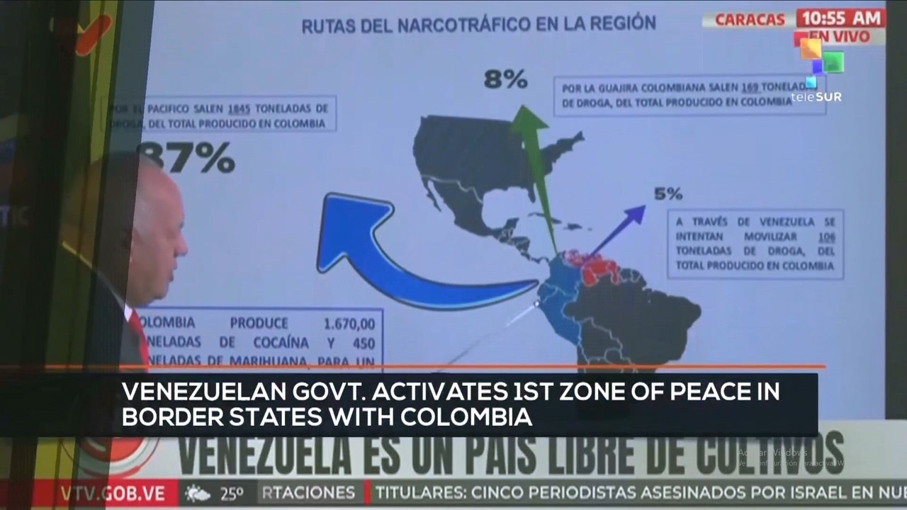 FTS 12:30 25-08: Venezuelan govt. activates 1st Zone of Peace in border states with Colombia
