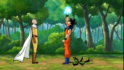 Goku vs Saitama | Dragon Ball x One Punch Man #gokuvssaitama