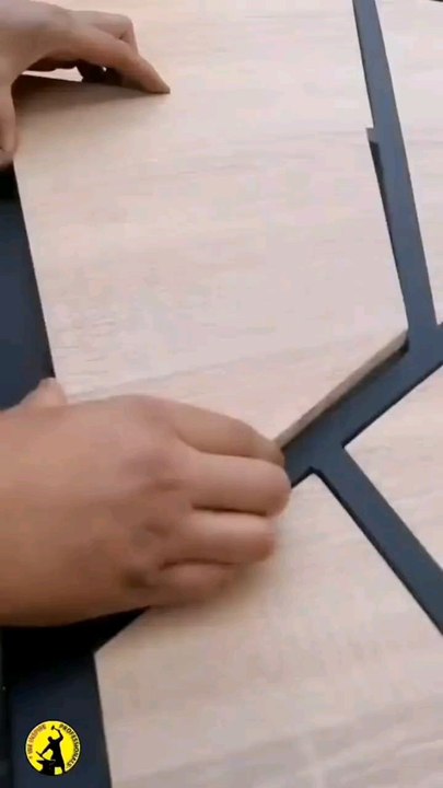 Iron With Wood Combination Table