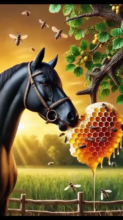 honey Attack with Horses