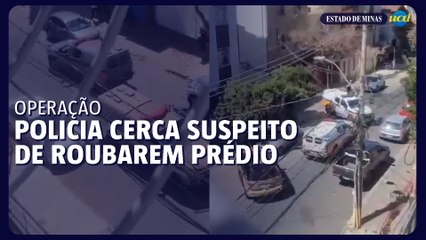 Policia Militar cerca suspeitos de roubarem prédio em Belo Horizonte