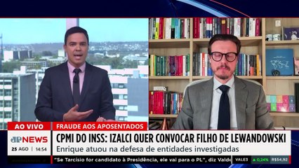 Senador Izalci Lucas quer convocar filho de Lewandowski para depor | TEMPO REAL