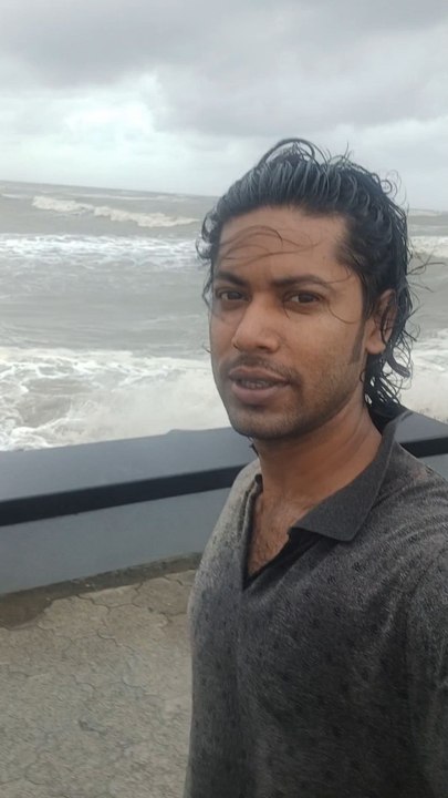 Bey pore Sea beach, Arabian wave, Kerala, India