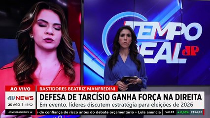 Tarcísio e Ciro Nogueira discutem cenário eleitoral para 2026 | TEMPO REAL