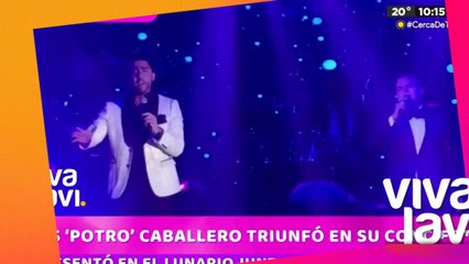 Luis 'Potro' Caballera triunfa en su concierto en el Lunario