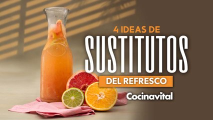 4 ideas de sustitutos de refresco para tu comida del día