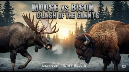 0054 Moose vs Bison: Clash of the Giants