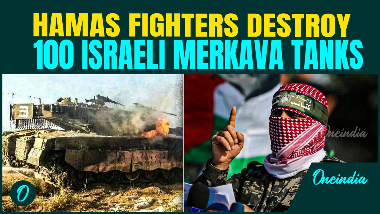 Dramatic VIDEO: Hamas Claims Stunning Victory | 100s Of Israeli Merkava Tanks Destroyed In Gaza