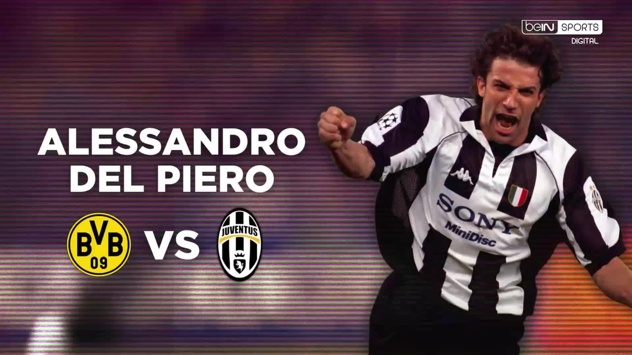 Juventus Legend Del Piero Nets Second Goal Against Dortmund in 1995 UCL Clash | Best Champions League Goals