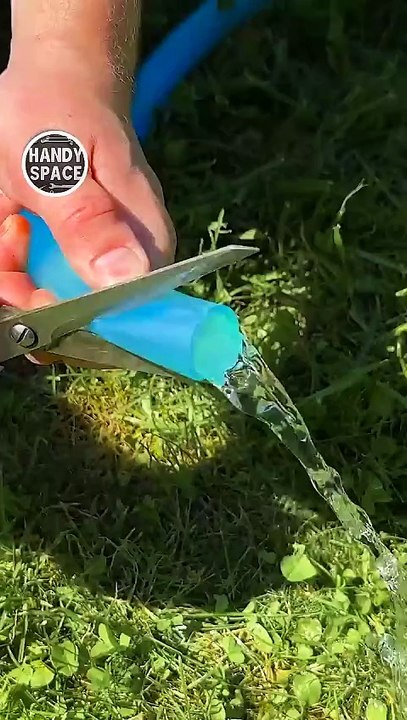Connect Hoses with just scissors_ Tricks __diy