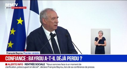 Un proche de François Bayrou confie à BFMTV: "Cette décision, ce n'est pas un coup de tête ni une lubie"