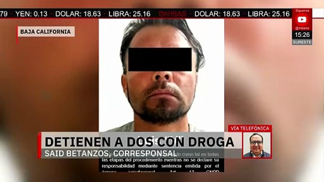 En Baja California, detienen a un hombre y una mujer con 600 kilos de droga
