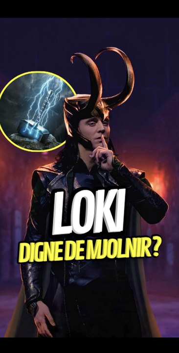 Loki désormais digne de Mjolnir ? #mjolnir #loki #thor #avengers #marvel