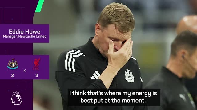 Howe admits Isak 'would have made a difference' after Liverpool defeat