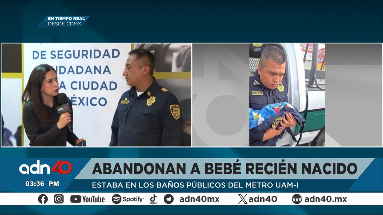 Abandonan bebé recién nacido en baños públicos del Metro UAM en la alcaldía Iztapalapa
