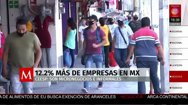En México, aumenta el número de empresas en un 12.2%; muchas de ellas son micronegocios