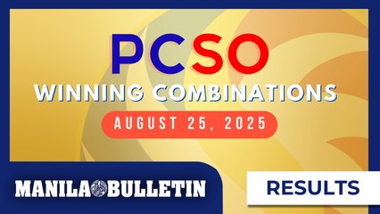 Lotto Draw Results, August 25, 2025 | Grand Lotto 6/55, Mega Lotto 6/45, 4D, 3D, 2D