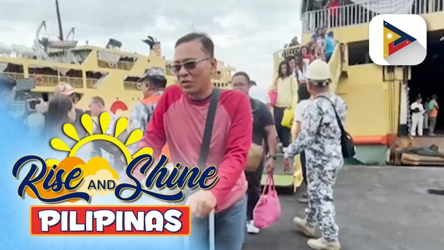 Mga pasahero ng MV Filipinas Surigao del Norte, ligtas nang nakabalik sa Cebu Pier 1 matapos sumadsad ang barko nitong Linggo | Jesse Atienza - PTV Cebu