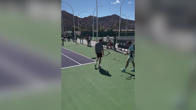 La perdida de papeles total de Rublev en un entrenamiento