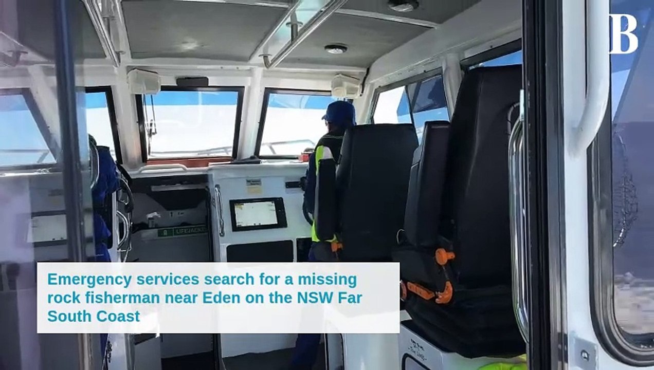 Marine Rescue searches for a missing rock fisherman near Eden on the NSW Far South Coast, 8-3-25, Bega District News