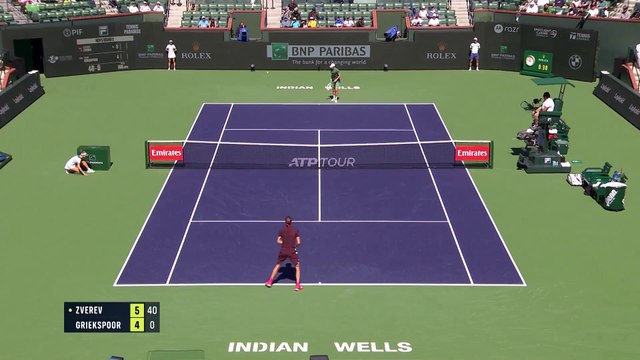 Indian Wells - Nouvelle désillusion pour Zverev