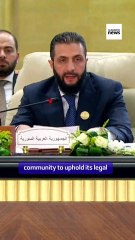 Syrian president calls for withdrawal of Israeli troops