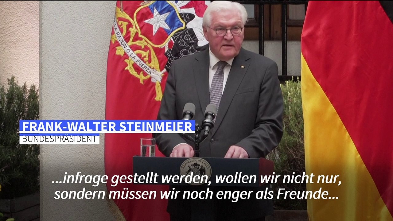 Steinmeier: Trumps Regierung hat sich 'einem ganz anderen Weltbild verschrieben'
