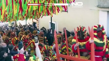 Portuguese village unveils carnival mural in tribute to Pope Francis