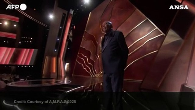 Oscar, l'omaggio di Morgan Freeman a Gene Hackman