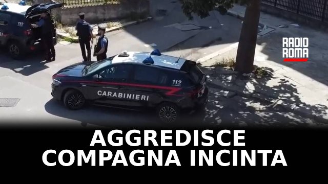 Aggredisce compagna incinta e tenta di strangolarla, arrestato