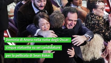 Oscar, 5 premi per Anora Italia a bocca asciutta