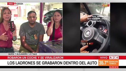 🚨 INSEGURIDAD EN EZEIZA: ROBARON UN AUTO, SE VIRALIZARON Y LO VIO LA PROPIA VÍCTIMA