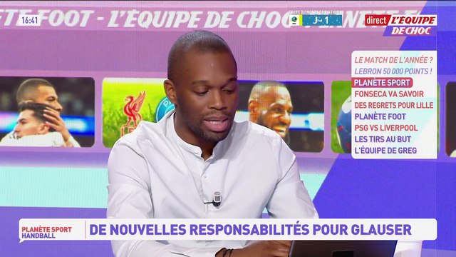 Glauser capitaine contre l'Allemagne - Hand - Bleues