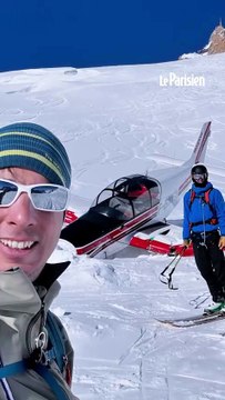 L'épave d'un avion sur le Mont-Blanc devient l'attraction de skieurs