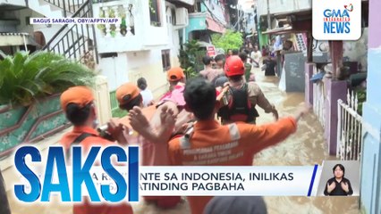 Mga residente sa Indonesia, inilikas dahil sa matinding pagbaha | Saksi