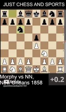 Paul Morphy beats NN with a Rook checkmate