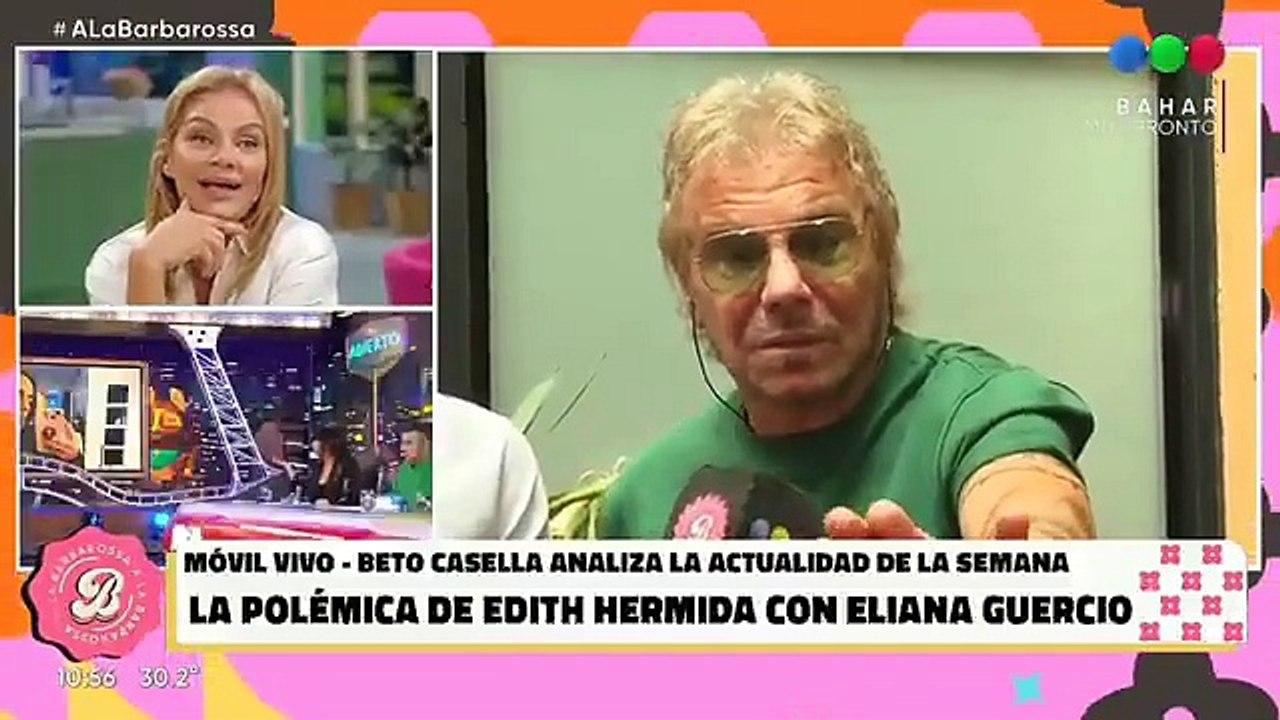 Terrible cruce al aire entre Eliana Guercio y Beto Casella por Edith Hermida