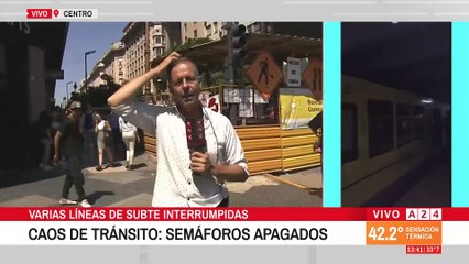 Apagón masivo paraliza el centro de Buenos Aires