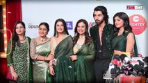 Zee Rishtey Awards 2025:Jaane Anjaane Hum Mile cast at Red Carpet in Green Color Theme
