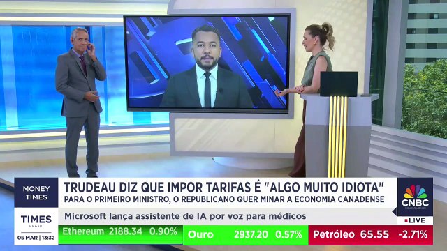 Retaliação comercial: Canadá, China e México reagem às tarifas dos EUA; diretor do BMJ comenta