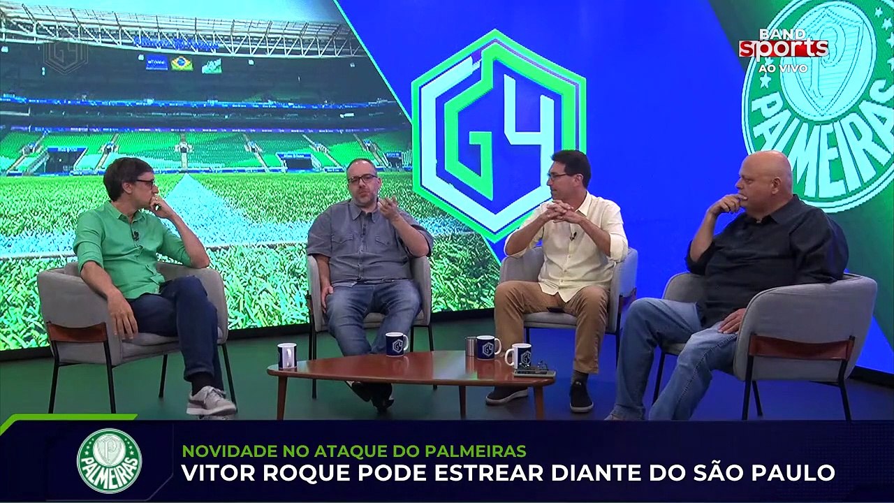 VITOR ROQUE DEVE JOGAR CONTRA O SÃO PAULO NA SEMI? PAULO MASSINI E ARNALDO RIBEIRO DEBATEM NO G4