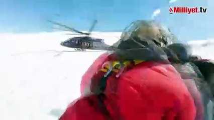 MSB o anları paylaştı! Askeri helikopterle böyle kurtarıldı