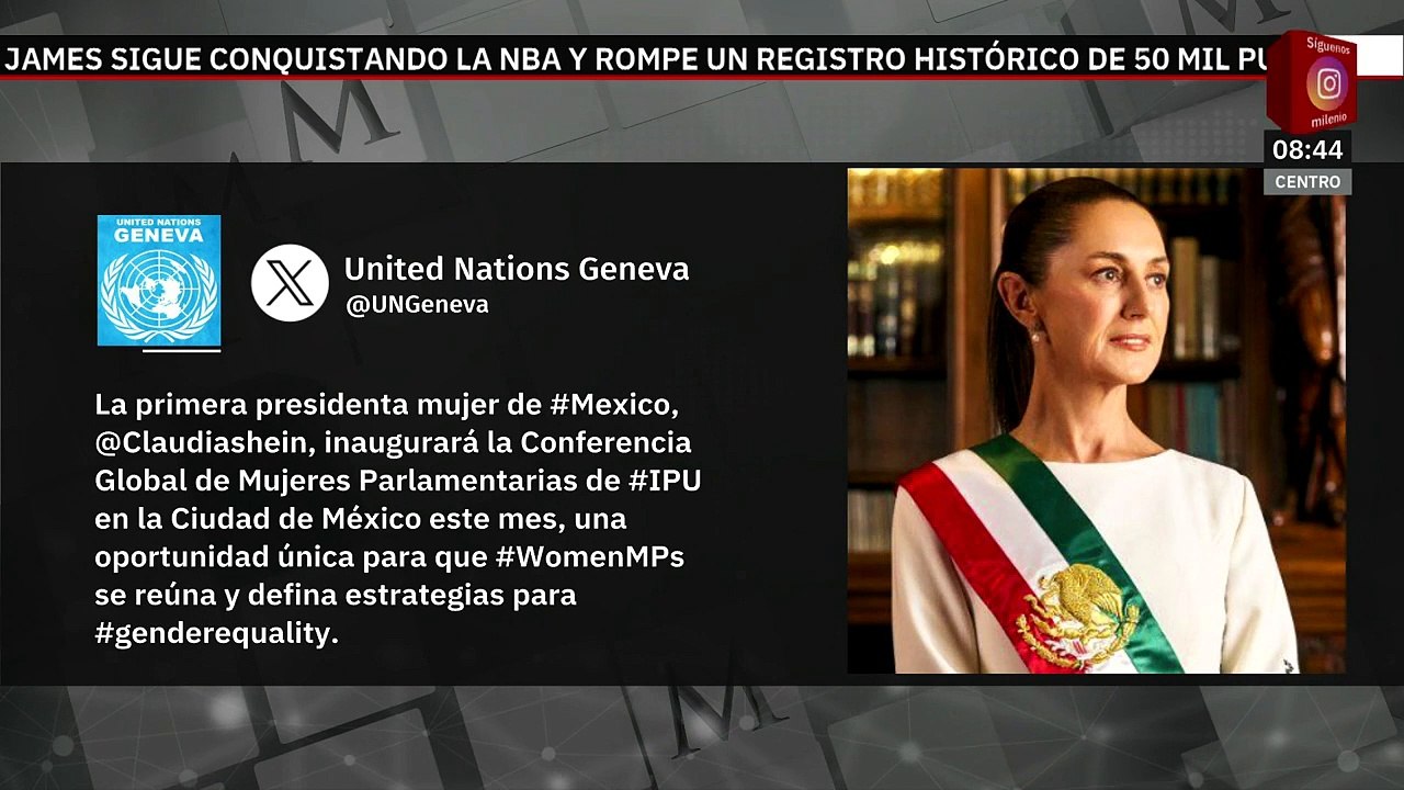 Sheinbaum inaugurará Conferencia Global de Mujeres Parlamentarias