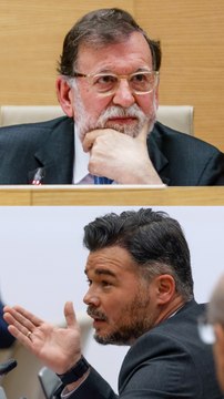 Tenso cara a cara entre Rufián y Rajoy: Usted ha venido aquí a vender su libro